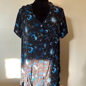 Hot Topic Celestial Mini Dress